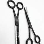 Set de Tijeras de Corte y Entresacar HypeCut® Negro Mate 6"