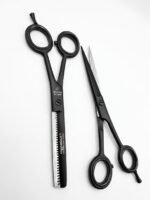 Set de Tijeras de Corte y Entresacar HypeCut® Negro Mate 6"