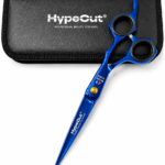 Tijera Profesional HypeCut Filo Navaja 6.5” Dorada para Barbería y Peluquería
