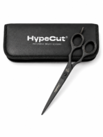Tijera Profesional HypeCut Negra 7.0” Filo Navaja – Barbería y Peluquería