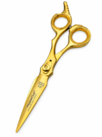 Tijera Profesional HypeCut Filo Navaja 6.5” Dorada para Barbería y Peluquería - Imagen 2