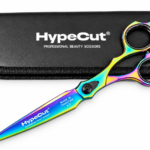 Tijera Profesional HypeCut Filo Navaja 6.5” Tornasol para Barbería y Peluquería