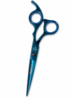 Tijera Filo Navaja Profesional HypeCut 6.0” Azul - Imagen 2