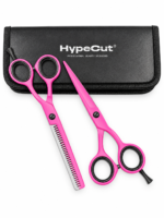 Set de Tijeras Profesionales HypeCut Rosa 6.0”– Corte y Esculpidora